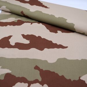 Reissfester-Ripstop Wüste/Franz. Camouflage