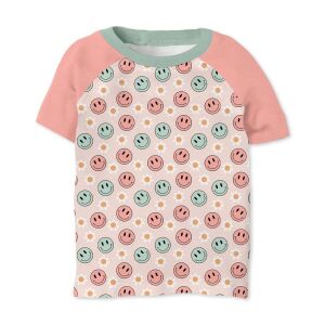 T-Shirt Smiley rosa (Nähset)