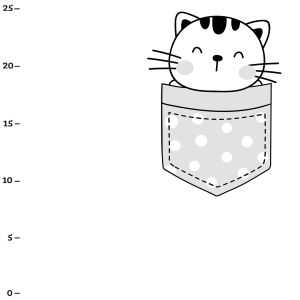 Taschentiere "Katze", Jersey (Panel)