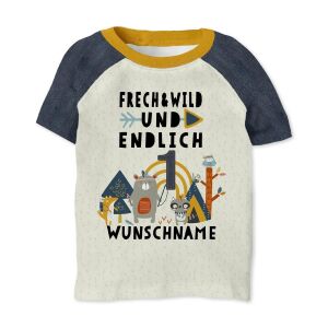 T-Shirt Geburtstag "Frech & Wild"...