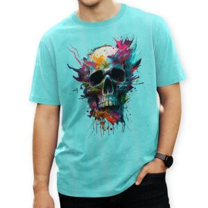 T-Shirt für Männer "Skull" (Nähset)