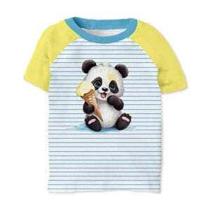 T-Shirt Regenbogen Panda (Nähset)