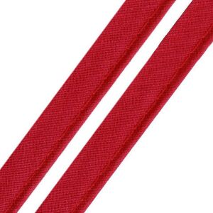 Paspelband Baumwolle, 12 mm, Dunkelrot Rot dunkel