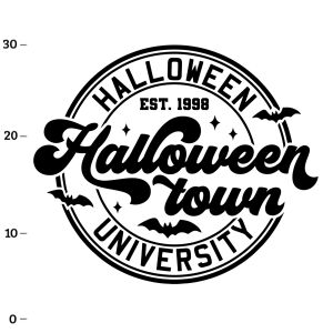 Halloween Town, Halloween 2023, Sommersweat (XL-Panel)