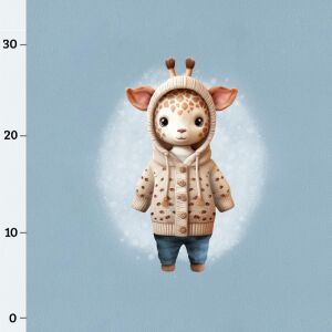 Giraffe, Winterkinder (Panel) Sommersweat