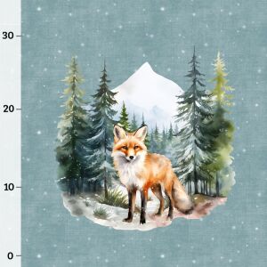 Fuchs, Winterforest (Panel) Sommersweat