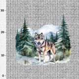 Wolf, Winterforest (Panel) Sommersweat