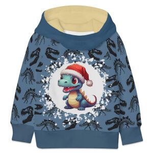Hoodie "Christmas Dino" (Nähset)