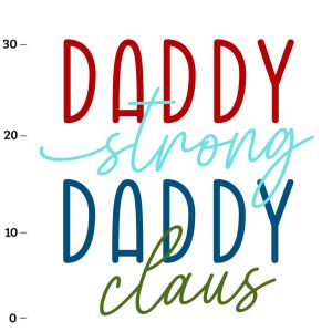 DADDY "Claus"  (XL-Panel) Sommersweat