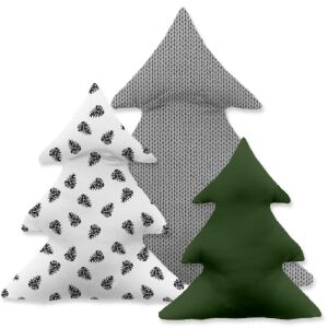 Kissen Weihnachtsbäume "3er SET" Nähset