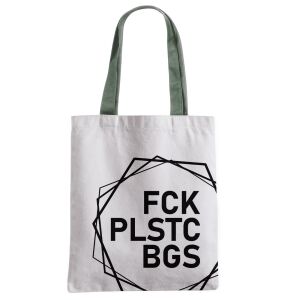 Einkaufsbeutel, FCK PLSTC BGS (Nähset)