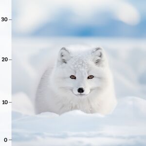Polarfuchs, Arctic Animals (Panel) Sommersweat