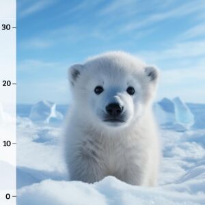 Eisbär, Arctic Animals (XL-Panel) Sommersweat