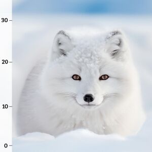 Polarfuchs, Arctic Animals (XL-Panel) Sommersweat