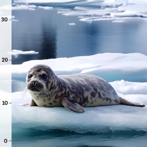 Robbe, Arctic Animals (XL-Panel) Sommersweat