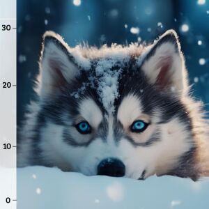 Husky, Arctic Animals (XL-Panel) Sommersweat