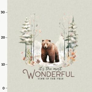 Bär, Soft Winter (XL-Panel) Sommersweat