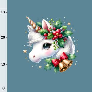 Christmas Unicorn (Einhorn Spezial) Panel auf Sweat