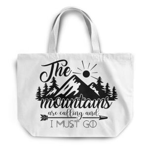XL Shopper-Bag Tasche, The Mountains (Nähset)
