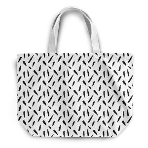 XL Shopper-Bag Tasche, Striche (Nähset)