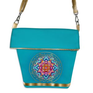 Foldover Bag Tasche, Mandala (N&auml;hset)