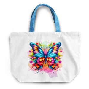 XL Shopper-Bag Tasche, Butterfly (N&auml;hset)