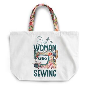 XL Shopper-Bag Tasche, Loves Sewing (Nähset)