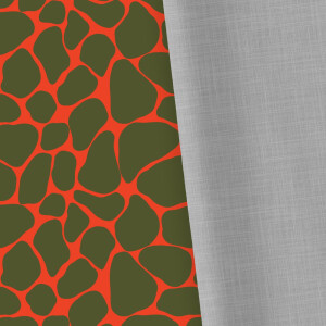 PANEL + Kombi zur Schultüte (Muster Orange-Grün)