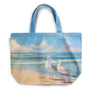 XL Shopper-Bag Tasche, M&ouml;wen (N&auml;hset)